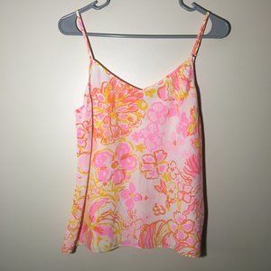 Lilly Pulitzer Silk Floral Cami